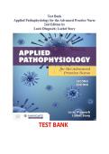 Test Bank for Applied Pathophysiology for the Advanced Practice Nurse&comma; 2nd Edition by Lucie Dlugasch and Lachel Story &vert;Chapter 1-14