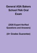 General ASA Baker&rsquo;s School FAA Oral Questions 2026 &vert; Study & Practice Guide