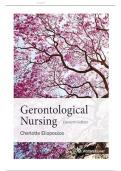 TEST BANK FOR Gerontological Nursing 11thEdition&comma; North American Edition by Charlotte Eliopoulos ISBN&colon; 978-1975242558COMPLETE GUIDE All CHAPTERS COVERED 100&percnt; VERIFIED A&plus; GRADE ASSURED&excl;&excl;&excl;&excl;&excl; NEW LATES UPDATE&excl;&excl;&excl;&excl;&excl;