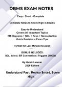 DBMS Exam Notes 2026 &vert; Complete Guide with ER Diagrams&comma; SQL&comma; Normalization&comma; Keys & MCQs &vert; Easy Revision