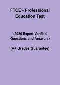 FTCE Professional Education Test 2026 &vert; Study & Practice Guide