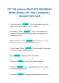 PSY 255 midterm COMPLETE QUESTIONS  WITH CORRECT DETAILED ANSWERS &vert;&vert;  GUARANTEED PASS 