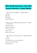 SFPC EXAM Questions with 100&percnt;  Correct Answers &vert; Latest Edition