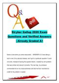 Stryker Gallup Interview Prep 90 Questions &lpar;BUS-INT301&rpar; &ndash; Behavioral Questions&comma; Situational Answers & Sales Mindset