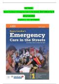 Test bank for Emergency Care in the Streets 8th Edition by Nancy Caroline &lpar;Complete Chapters 1-53&rpar;