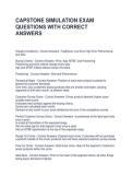 CAPSTONE SIMULATION EXAM QUESTIONS WITH CORRECT ANSWERS