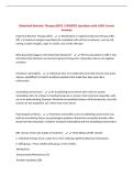 Dialectical Behavior Therapy &lpar;DBT&rpar; &vert; UPDATED Questions with 100&percnt; Correct Answers