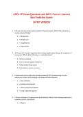 APEA 3P Exam Questions and Answers Best Predictive Exams 2026&sol;2027