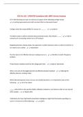 EOC for SLS &vert; UPDATED Questions with 100&percnt; Correct Answers
