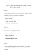   APEA 3P Exam Questions and Answers &vert; BEST PREDICTIVE EXAM FOR 2026&sol;2027