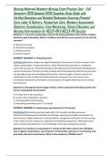 Nursing Maternal-Newborn Nursing Exam Practice Test &ndash; Fall Semester 2026 Updated 2026 Complete Study Guide with  Verified Questions and Detailed Rationales Covering Prenatal Care&comma; Labor & Delivery&comma; Postpartum Care&comma; Newborn Assessment&comma; Obstetric Complicati
