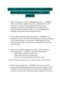 CQM-C EXAM QUESTIONS AND ANSWERS WITH DETAILED ANSWERS &vert; LATEST  UPDATE