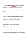 FIPP 4 Exam 1 Review and Key Concepts &vert; UPDATED Questions with 100&percnt; Correct Answers