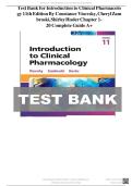 Test Bank &ndash; Introduction to Clinical Pharmacology&comma; 11th Edition by Constance G&period; Visovsky &vert; Complete 2026 Exam Prep