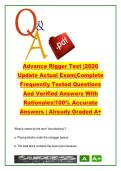 Advanced Rigger Certification RIG301 2026 &ndash; 100&plus; Exam Questions on Rigging Safety&comma; Load Calculations & Lift Planning