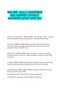NSG 500 - Quiz 2 QUESTIONS AND VERIFIED CORRECT ANSWERS LATEST 2026-2027 100- GUARANTEED PASS GRADED A&plus;&period;