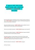 IV agents NSG 500 EXAM QUESTIONS AND VERIFIED CORRECT ANSWERS A&plus; GRADED&period;