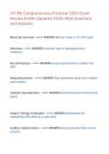 ATI RN Comprehensive Predictor 2023 Exam Review EXAM &lpar;Updated 2026&rpar; NGN Questions and Answers