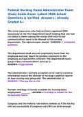 Federal Nursing Home Administrator Exam Study Guide Exam  Latest 2026 Actual  Questions & Verified  Answers &vert; Already Graded A&plus; 