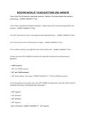 BIOCHEM MODULE 7 EXAM QUESTIONS AND ANSWERS