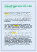 CS6250 Computer Networks Exam 1 With Complete Questions And Answers &lpar;Verified Answers&rpar; &vert; Latest Version Update 2026&period;