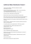 California Water Environment Association Exams REVISED ANew 2026&sol;2027 Questions and Professionally Verified Answers &lpar;complete bundle&rpar;
