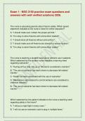 Exam 1 - NSG 3100 practice exam questions and answers with well verified solutions 2026&period;