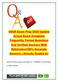 CRCR Certification Exam CRCR101 2026 &ndash; 300&plus; Questions on Revenue Cycle&comma; Medicare & Patient Access&comma;