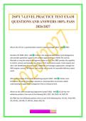 2S071 7-LEVEL PRACTICE TEST EXAM QUESTIONS AND ANSWERS 100&percnt; PASS 2026&sol;2027