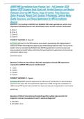 ASMIRT MRI Accreditation Exam Practice Test &ndash; Fall Semester 2026 Updated 2026 Complete Study Guide with 300&plus; Verified Questions and Detailed Rationales Covering MRI Physics&comma; Image Formation&comma; Pulse Sequences&comma; Safety Protocols&comma; Patient Care&comma; Anatomy & Posit
