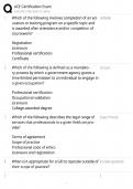 ACE Certification Exam &sol; Study Guide 2025 &sol; Practice Test &sol; Score 100&percnt;
