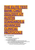 Elite Nursing Test Bank Protocol&colon; Current Medical Diagnosis and Treatment 2026&sol;2027 & UT Austin Clinical Standards