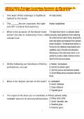2026&sol;2027 Portage Learning Anatomy & Physiology 2&colon; Module 2 Exam Questions and answers &lpar;graded A&plus;&rpar;