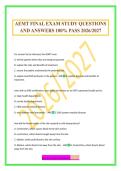 AEMT FINAL EXAM STUDY QUESTIONS AND ANSWERS 100&percnt; PASS 2026&sol;2027