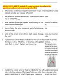 &lpar;2026&sol;2027&rpar; A&P 2 module 3 exam - portage learning with questions and correct answers &lpar;graded A&plus;&rpar;