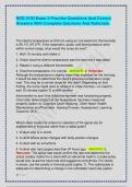NSG 3100 Exam 2 Practice Questions And Correct Answers With Complete Solutions And Rationale&period;
