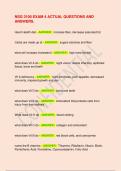 NSG 3100 EXAM 4 ACTUAL QUESTIONS AND ANSWERS&period;