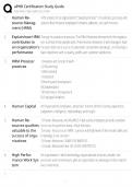 aPHR Certification &sol; Study Guide 2025 &sol; Practice Test &sol; Score 100&percnt;