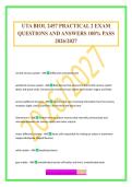 UTA BIOL 2457 PRACTICAL 2 EXAM QUESTIONS AND ANSWERS 100&percnt; PASS 2026&sol;2027