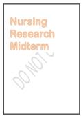 Nursing Research Midterm&period;pdf