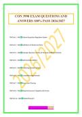 CON 3990 EXAM QUESTIONS AND ANSWERS 100&percnt; PASS 2026&sol;2027