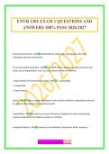 ENVR 1301 EXAM 1 QUESTIONS AND ANSWERS 100&percnt; PASS 2026&sol;2027