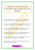ENVR 1301 EXAM PACKAGE DEAL 100&percnt; VERIFIED 2026&period;