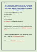 IUPUI ANATOMY YARD EXAM 3 LATEST 2026-2027 ACTUAL EXAM  WITH COMPLETE QUESTIONS AND CORRECT DETAILED ANSWERS  &lpar;100&percnt; VERIFIED ANSWERS&rpar; &vert;ALREADY GRADED A&plus;&vert; &vert;&vert;PROFESSOR  VERIFIED&vert;&vert; &vert;&vert;BRANDNEW&excl;&excl;&excl;&vert;&vert;