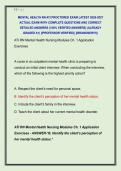 MENTAL HEALTH RN ATI PROCTORED EXAM LATEST 2026-2027  ACTUAL EXAM WITH COMPLETE QUESTIONS AND CORRECT  DETAILED ANSWERS &lpar;100&percnt; VERIFIED ANSWERS&rpar; &vert;ALREADY  GRADED A&plus;&vert; &vert;&vert;PROFESSOR VERIFIED&vert;&vert; &vert;&vert;BRANDNEW&excl;&excl;&excl;&vert;&vert;