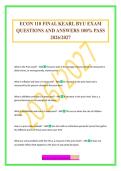 ECON 110 FINAL KEARL BYU EXAM QUESTIONS AND ANSWERS 100&percnt; PASS 2026&sol;2027