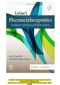 Test Bank&colon; Lehne's Pharmacotherapeutics for Advanced Practice Nurses and Physician Assistants &lpar;2nd Edition&rpar; &ndash; Rosenthal & Burchum