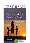 Test Bank&colon; Maternal-Child Nursing Care&colon; Optimizing Outcomes for Mothers&comma; Children&comma; & Families &lpar;2nd Edition&rpar; &ndash; Ward & Hisley