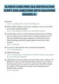 ALL CAOHC PACKAGED CERTIFICATION SCRIPT 2026 QUESTIONS WITH SOLUTIONS GRADED A&plus;