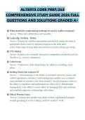 LTERYX CORE PREP&sol;263 COMPREHENSIVE STUDY GUIDE 2026 FULL QUESTIONS AND SOLUTIONS GRADED A&plus;